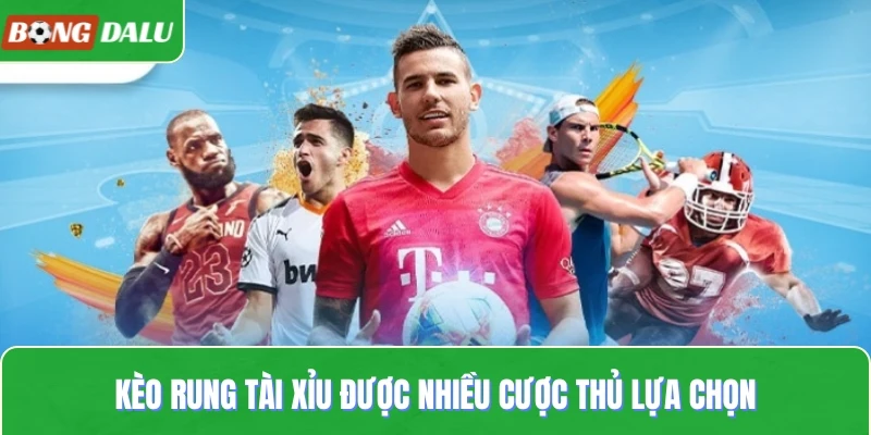 Kèo rung tài xỉu được nhiều cược thủ lựa chọn