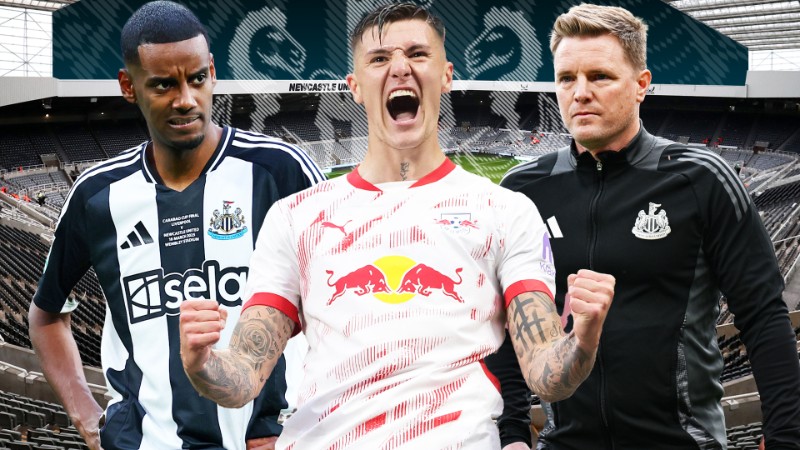 Newcastle có thể mua Sesko thay Isak