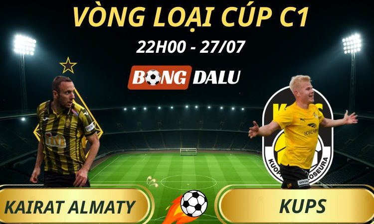 Soi Kèo Nhà Cái Kairat Almaty - KuPS: 22h00 - 29/7/2025 - Vòng loại Cúp C1