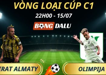 Soi Kèo Nhà Cái Kairat Almaty - Olimpija Ljubljana: 22h - 15/7/2025 - Vòng loại Cúp C1