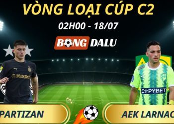 Soi Kèo Nhà Cái Partizan - AEK Larnaca: 2h - 18/7/2025 - Vòng loại Cúp C2