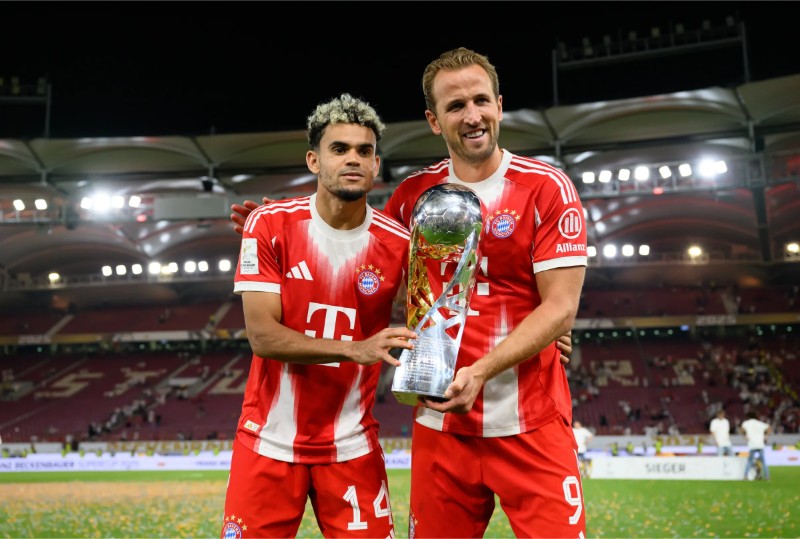 Kane và Diaz có danh hiệu cùng nhau tại Bayern