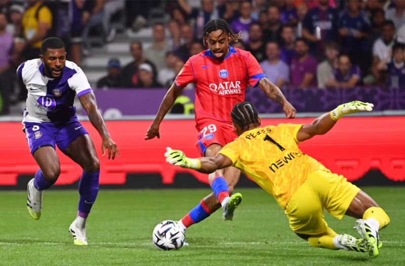 PSG áp đảo hoàn toàn Toulouse