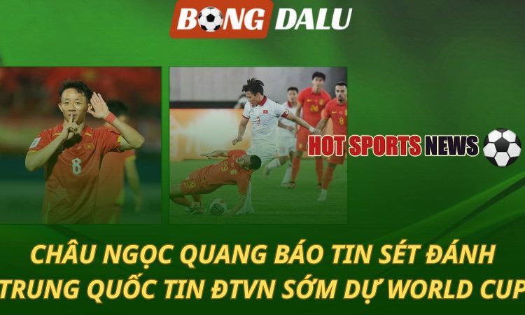 Châu Ngọc Quang báo tin dữ
