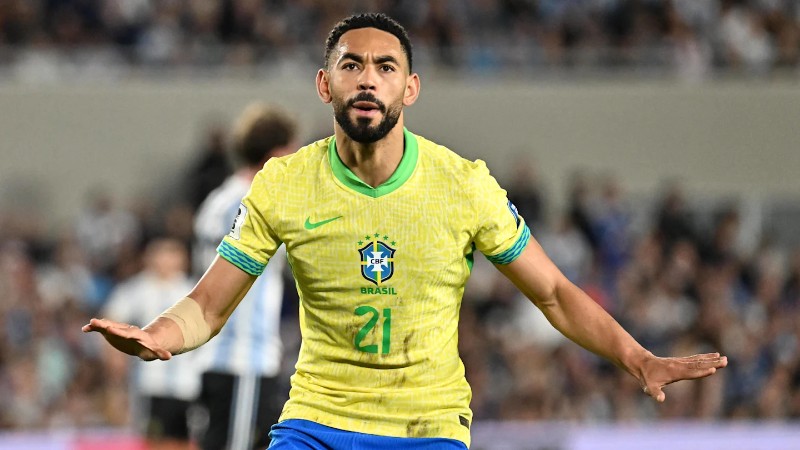 Cunha không đá Vòng loại World Cup để dưỡng thương
