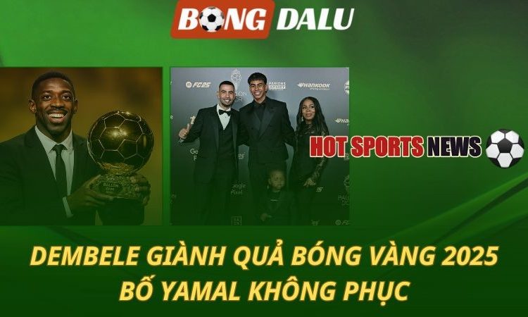 Dembele giành Quả bóng vàng