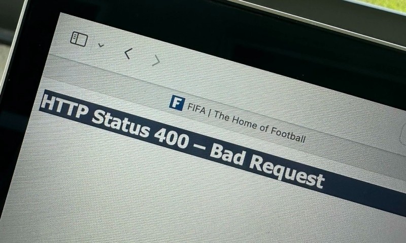 Website FIFA đã gặp tình trạng quá tải