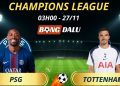 Soi Kèo Nhà Cái PSG - Tottenham: 03h00 - 27/11/2025 - Champions League
