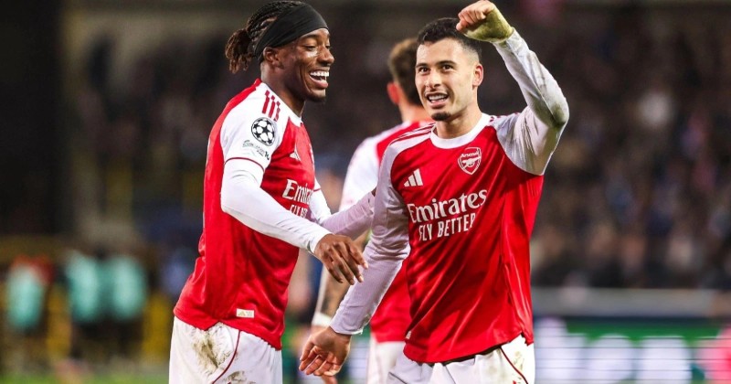 Arsenal thắng dễ Club Brugge