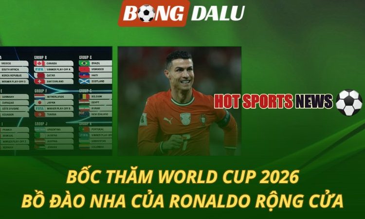 Bốc thăm World Cup 2026 - Bồ Đào Nha của Ronaldo rộng cửa