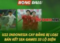 U22 Indonesia cay đắng bị loại - Bán kết SEA Games 33 lộ diện