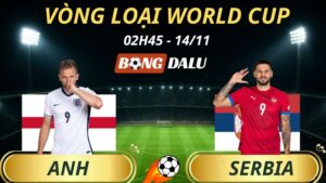 Soi Kèo Nhà Cái Anh – Serbia: 02h45 – 14/11/2025 – Vòng loại World Cup