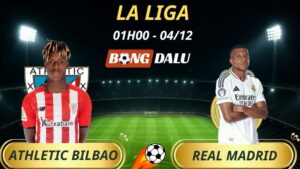 Soi Kèo Nhà Cái Athletic Bilbao - Real Madrid: 01h00 - 04/12/2025 - La Liga